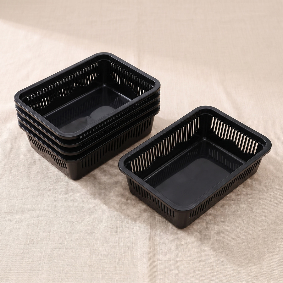Cinque faunabox piccoli rettangolari neri