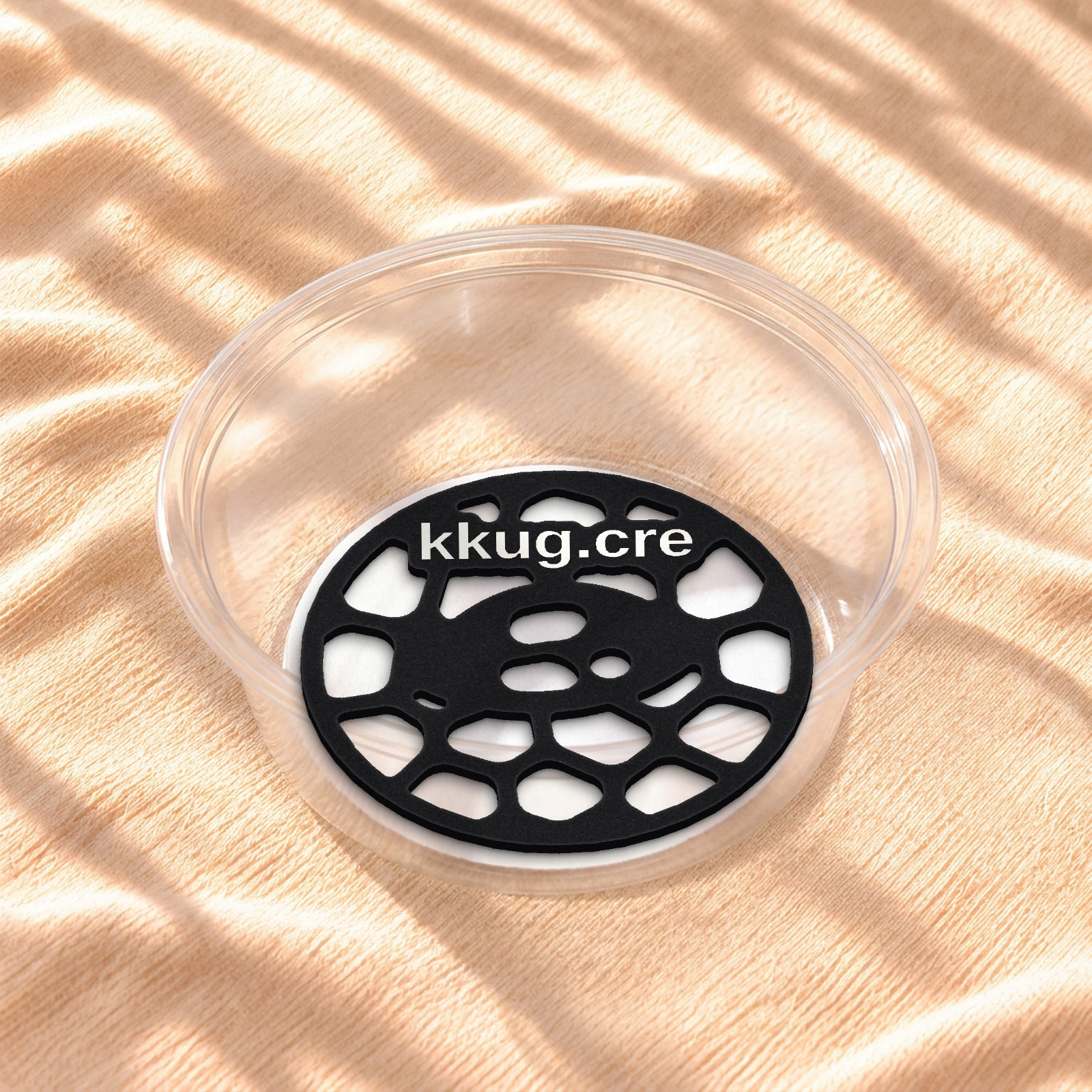 Pebble Plate tonda in un deli cup