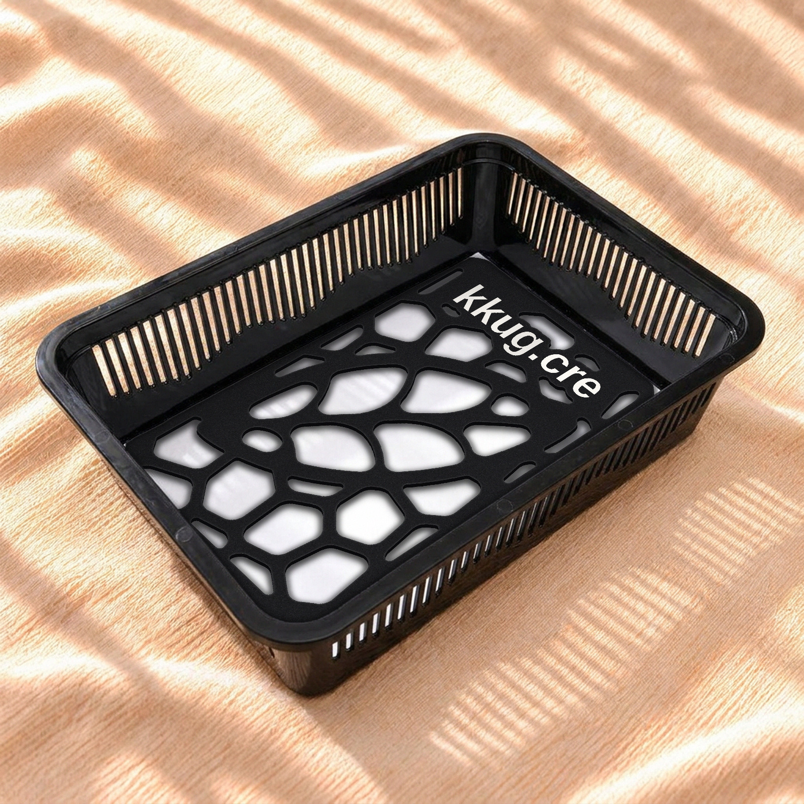 Pebble Plate rettangolare in un faunabox piccolo